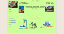 Desktop Screenshot of pensionkwschmidt.de